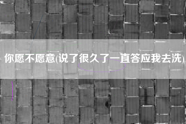 你愿不愿意(说了很久了一直答应我去洗)