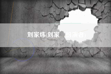 刘家炜(刘家祎扮演者)