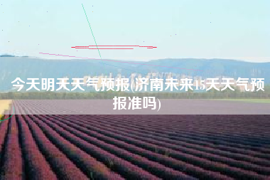 今天明天天气预报(济南未来15天天气预报准吗)