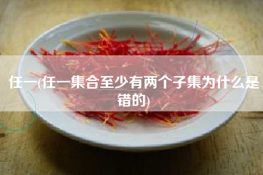 任一(任一集合至少有两个子集为什么是错的)