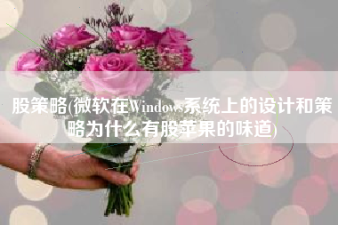 股策略(微软在Windows系统上的设计和策略为什么有股苹果的味道)