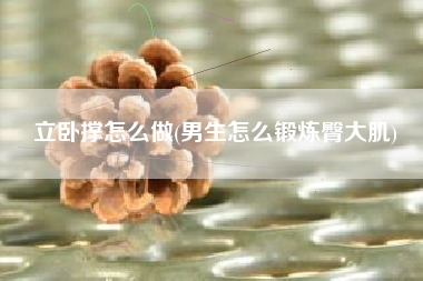 立卧撑怎么做(男生怎么锻炼臀大肌)