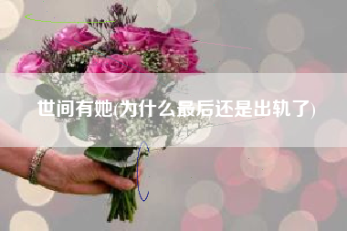 世间有她(为什么最后还是出轨了)