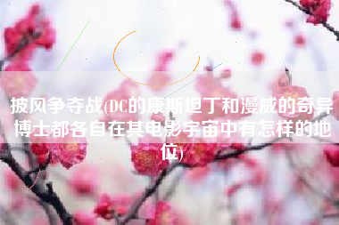 披风争夺战(DC的康斯坦丁和漫威的奇异博士都各自在其电影宇宙中有怎样的地位)