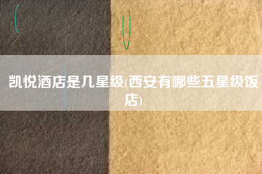 凯悦酒店是几星级(西安有哪些五星级饭店)