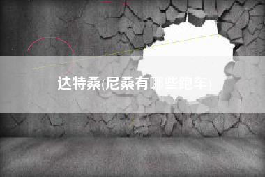 达特桑(尼桑有哪些跑车)