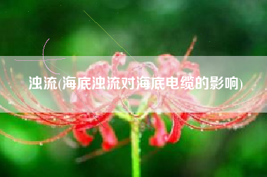 浊流(海底浊流对海底电缆的影响)