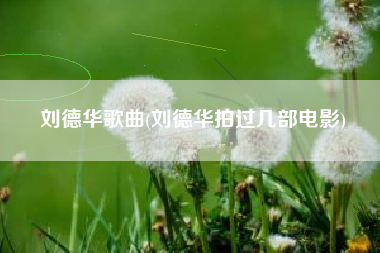 刘德华歌曲(刘德华拍过几部电影)