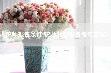 护师报名条件(护师怎么报名考试流程)