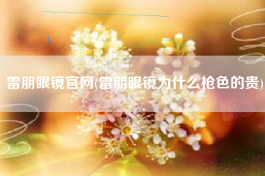 雷朋眼镜官网(雷朋眼镜为什么枪色的贵)