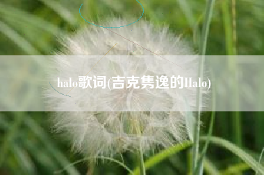 halo歌词(吉克隽逸的Halo)