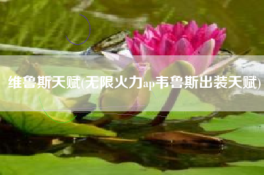 维鲁斯天赋(无限火力ap韦鲁斯出装天赋)