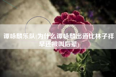 谭咏麟乐队(为什么谭咏麟出道比林子祥早还被叫后辈)