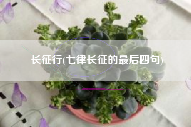 长征行(七律长征的最后四句)
