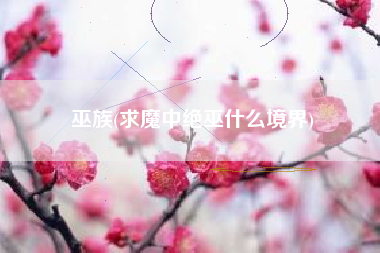 巫族(求魔中绝巫什么境界)