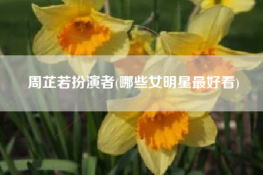 周芷若扮演者(哪些女明星最好看)