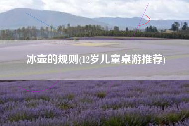 冰壶的规则(12岁儿童桌游推荐)