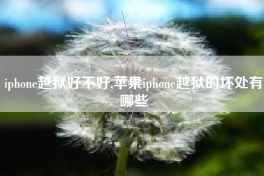 iphone越狱好不好,苹果iphone越狱的坏处有哪些
