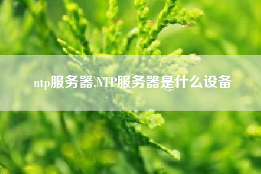 ntp服务器,NTP服务器是什么设备