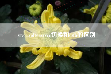 srvcc,volteesrvcc切换和csfb的区别