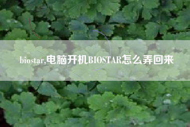 biostar,电脑开机BIOSTAR怎么弄回来