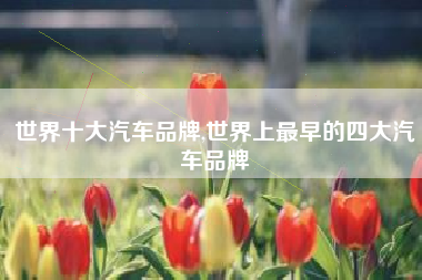 世界十大汽车品牌,世界上最早的四大汽车品牌
