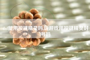 dnf能用按键精灵吗,玩游戏用按键精灵封号吗