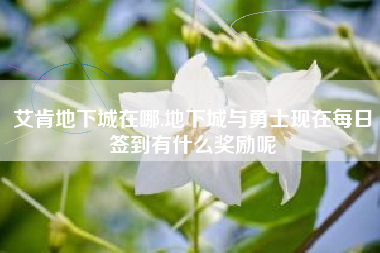 艾肯地下城在哪,地下城与勇士现在每日签到有什么奖励呢